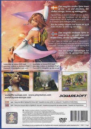 Final Fantasy X - PS2 (Genbrug)